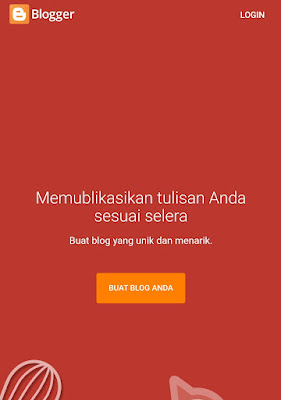 Cara mendaftar blog menggunakan android