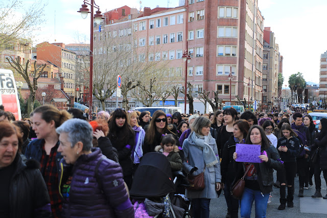 concentración del movimiento feminista por el 8 de marzo