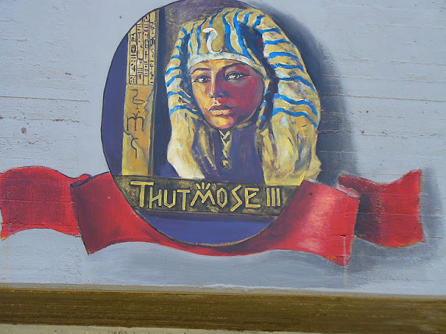 Thutmose III - Wall painting in Acre, Israel