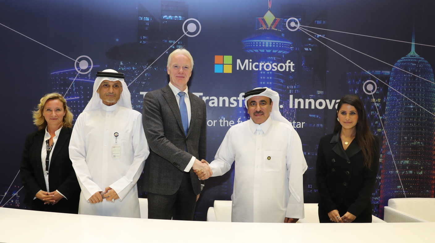 Microsoft's opening of its first global datacenter region in Qatar.