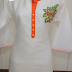 INDIAN SWAN INDEPENDENCE DAY SPECIAL KURTI – SAFFRON