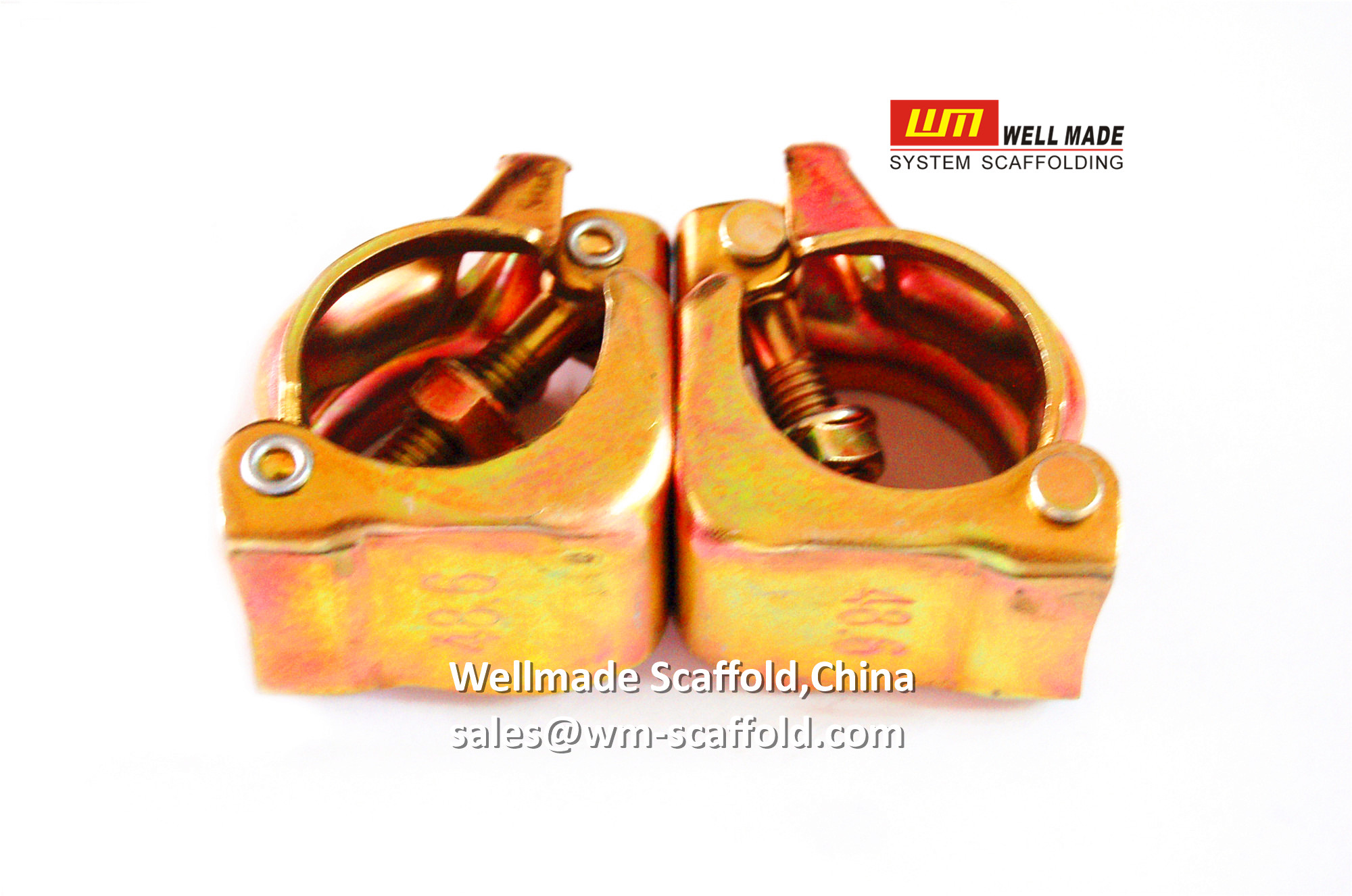 Korean Type Scaffolding Couplers 90 Degree for OD48.6mm Scaffolding Pipes JIS 3444 - Wellmade China