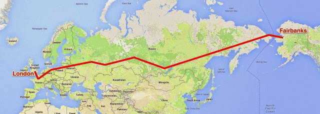 Projeto de Moscou: uma estrada ciclópica que a liga Europa e EUA