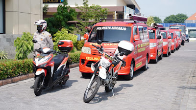 Luncurkan Kendaraan Bermotor Vaksinasi Blusukan ke Desa, Polresta Sidoarjo Kejar Herd Immunity