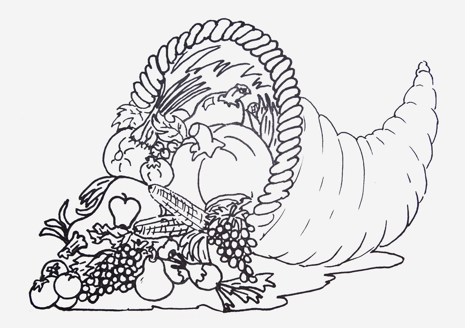 Download Free Printable Coloring Sheets for Thanksgiving ...
