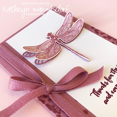 Stampin Up! Dragonfly Dreams & Detailed Dragonfly Thinlits created by Kathryn Mangelsdorf