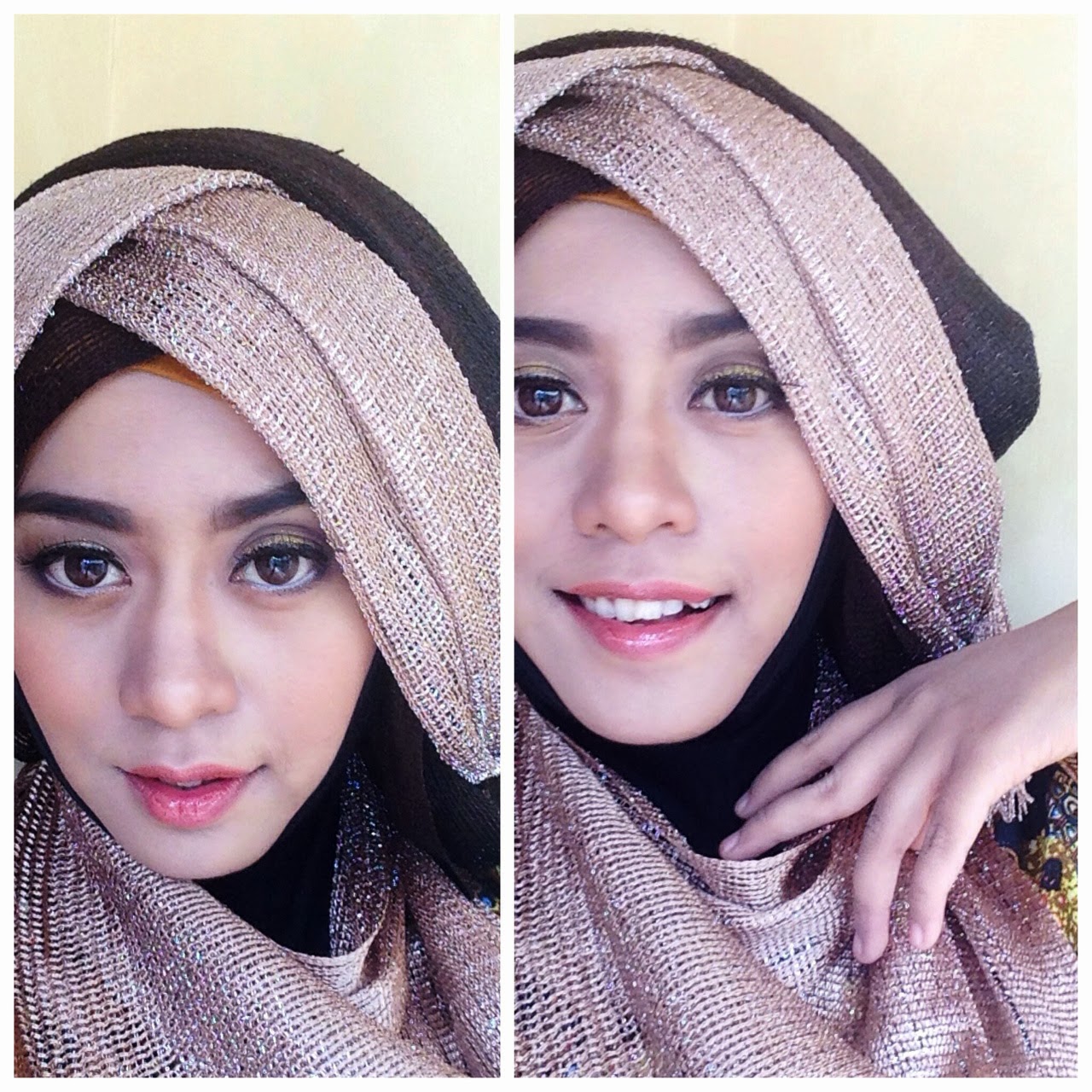 Hijab Beauty Tutorial Makeup Natural Dan Hijab Style Untuk Pesta
