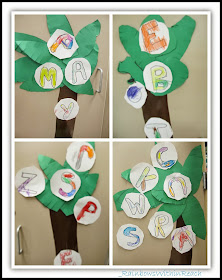 Chicka Chicka Palms and Letters in the Classroom via RainbowsWithinReach