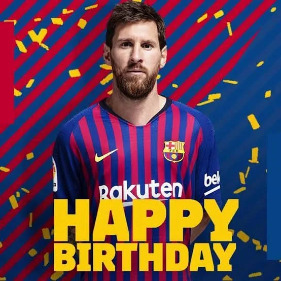 Happy Birthday Messi