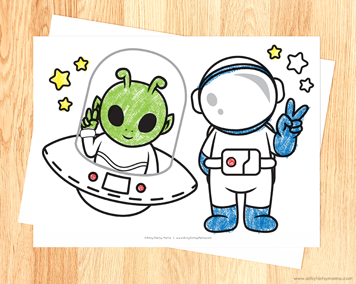 Free Printable Astronaut Coloring Pages