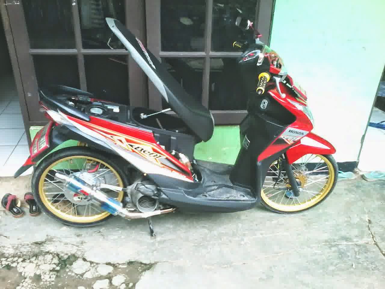 109 Modif Honda Beat Fi 2017 Modifikasi Motor Beat Terbaru