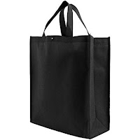 Biobags bolsa ecológica no tejida de polipropileno, para personalizar con el logo de tu marca, color negro.