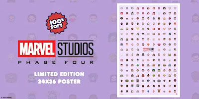 Marvel Studios Phase 4 Emoji Print by 100% Soft
