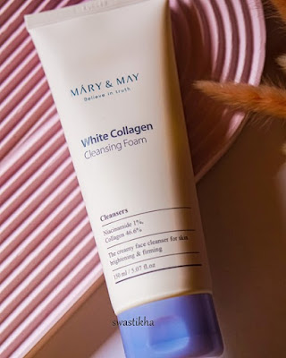 Mary & May White Collagen Cleanser Foam review, Mary & May Cleanser Foam