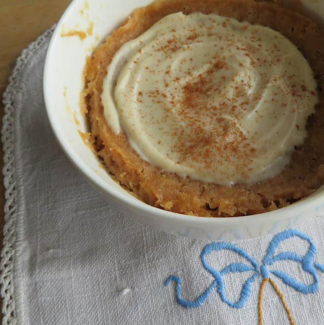 Glazed Carrot Cake in a Mug