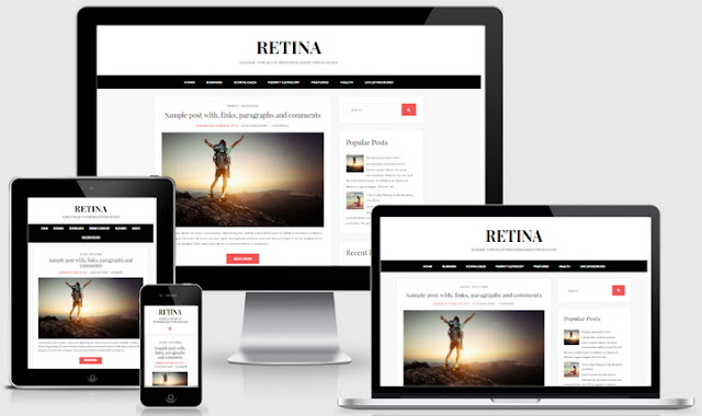 Retina Blogger Template