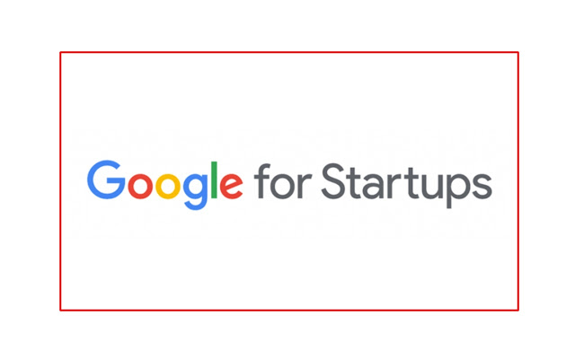Cartaz com o logo Google for Startups.