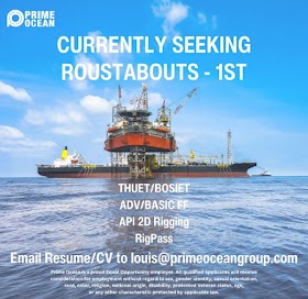   Calling all Offshore Roustabouts in the Gulf of Mexico