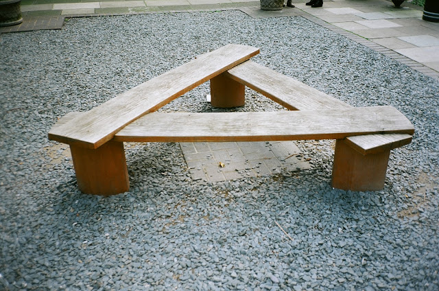 London bench St Anne's Church Wardour Street