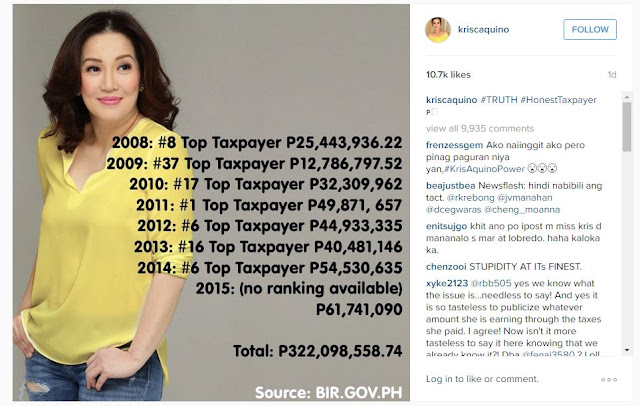 Kris Aquino Instagram posts