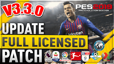 PES 2019 Mobile Minimum Patch 2019 ( PES 2019 v3.3.0 )