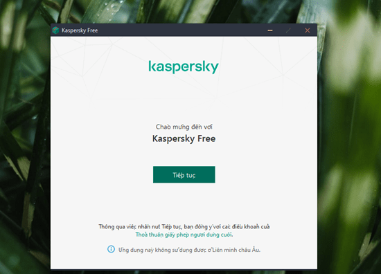 cài đặt sử dụng Kaspersky Security Cloud