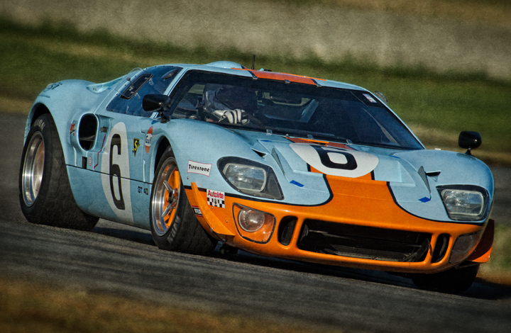 Most interesting car was a Ford GT40 in Gulf colors