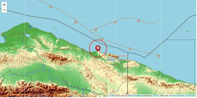 Gempa Bumi 5.2 Magnitudo Guncang Perairan Utara Jayapura, Tak Berpotensi Tsunami .lelemuku.com.jpg