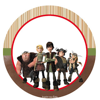 Toppers or Free Printable Candy Bar How to Train your Dragon Party Labels.