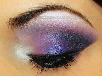 purple makeup