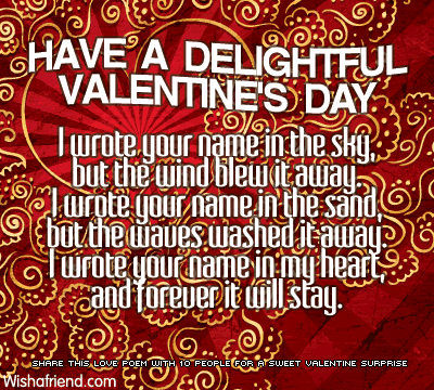 Valentine's Day poems