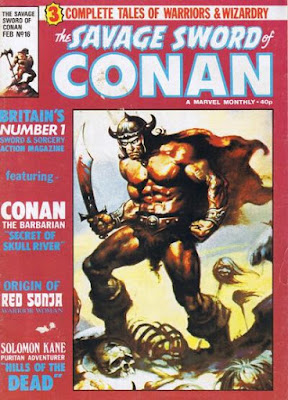 Marvel UK, Savage Sword of Conan #16, origin of red sonja