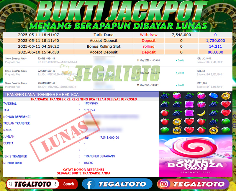 Bukti Jackpot