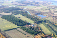 Skive træningsplads set fra luften oktober 2009