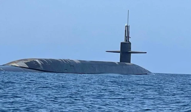 Rare Maneuver, US Navy Shows Nuclear Armed USS West Virginia Submarine in Arabian Sea