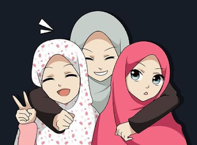 Download Gambar Kartun Muslimah Terbaru 2019