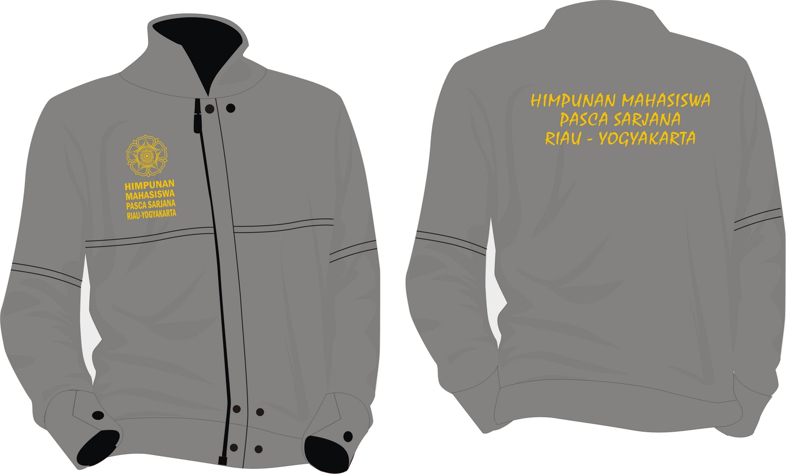 Gambar Desain Jaket Polos