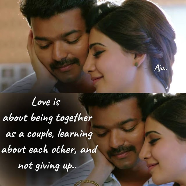 Vijay and Samantha Love Quotes | Top Vijay Quotes - Tamil Status Quotes