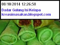 RESEP DADAR GULUNG ISI KELAPA