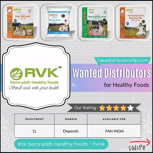 Wanted Distributors for Healthy Foods