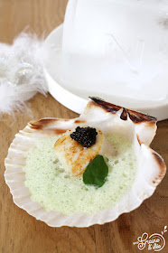 St Jacques Saint Jacques Caviar Cresson