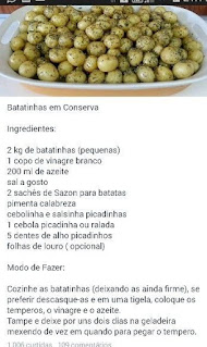 Batatinha em conserva