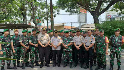 Jelang Pencobolasan, Polsek Curug Gelar Apel Gabungan Pasukan Pengamanan Pilkades Serentak 2019