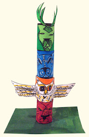 Native American Activity - Totem Pole