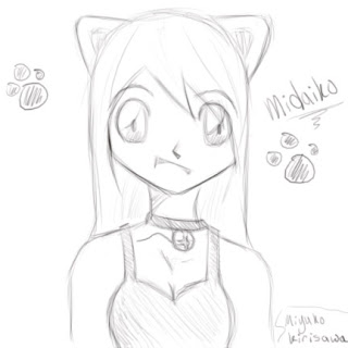 gaiaonline sketch for midaiko on my first tablet