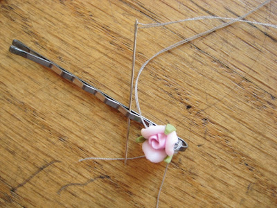 make rose hair pins