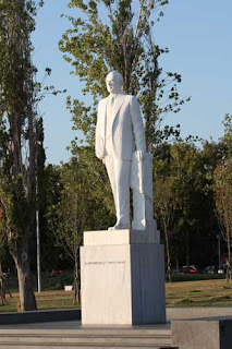 Konstantinos Karamanlis Statue Thessaloniki.