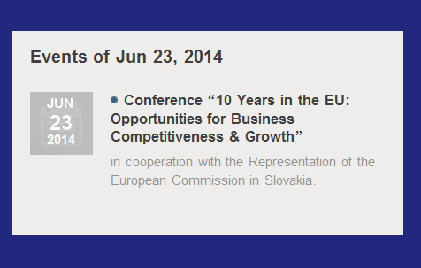 http://www.amcham.sk/events/2058_conference-10-years-in-the-eu-opportunities-for-business-competitiveness-growth