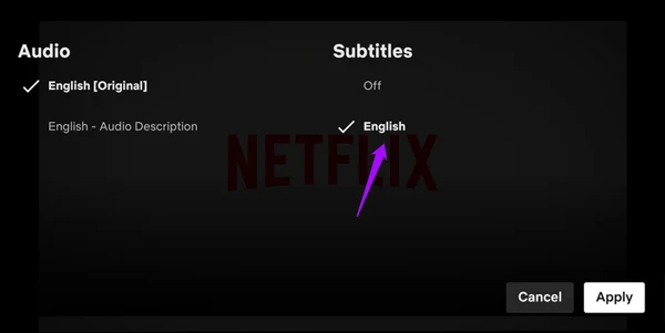 حل مشكل ترجمة Netflix لا تعمل أو خطأ 2