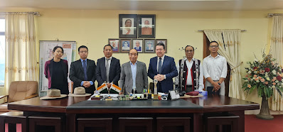 Australian senator Dean Smith on Thursday called on Mizoram Governor Hari Babu Kambhampati and Chief Minister Zoramthanga in Aizawl, an official statement said.